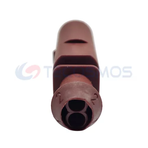 Waterproof Wiring Harness Car Connector Plug for VW Audi 2 Pin Male 6X0973802A - image 2